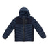 Piumino blu con cappuccio e zip Gate 76, Abbigliamento Uomo, SKU j623000017, Immagine 0